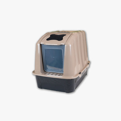 XXL Büyük Boy Kapalı Kedi Tuvaleti, Filtreli ve Kürek Hediyeli, 59x41,5x47,5 cm - VN11097