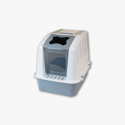 XXL Büyük Boy Kapalı Kedi Tuvaleti, Filtreli ve Kürek Hediyeli, 59x41,5x47,5 cm - VN11097