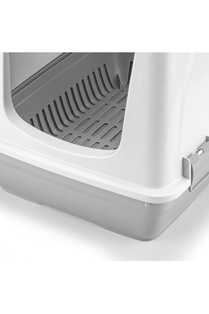 Flex Elekli Kedi Tuvaleti, 50x37,5x40 cm, XL boy, Kum küreği hediyeli