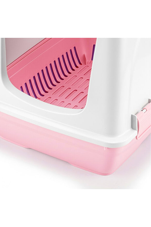 Flex Elekli Kedi Tuvaleti, 50x37,5x40 cm, XL boy, Kum küreği hediyeli