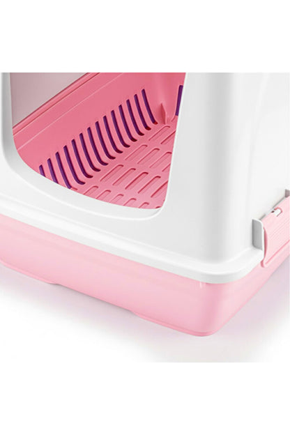 Flex Elekli Kedi Tuvaleti, 50x37,5x40 cm, XL boy, Kum küreği hediyeli