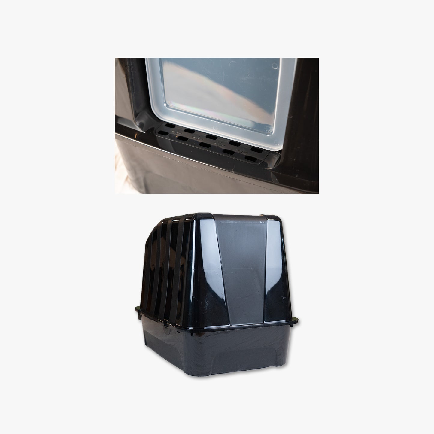 XXL Büyük Boy Kapalı Kedi Tuvaleti, Filtreli ve Kürek Hediyeli, 59x41,5x47,5 cm - VN11097