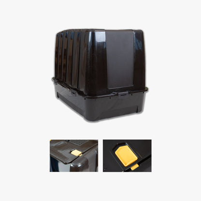 Jumbo Dev Büyük Boy Kapalı Kedi Tuvaleti, Filtreli ve Kürek Hediyeli, 67,5x47x51 cm - VN11095