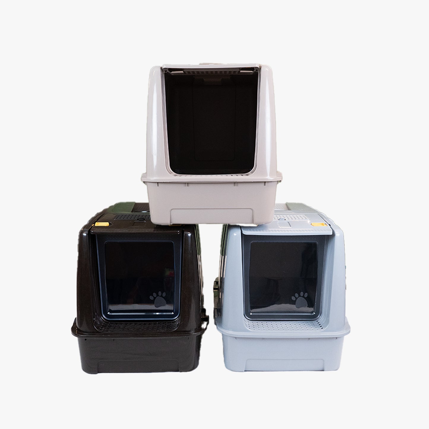 Jumbo Dev Büyük Boy Kapalı Kedi Tuvaleti, Filtreli ve Kürek Hediyeli, 67,5x47x51 cm - VN11095