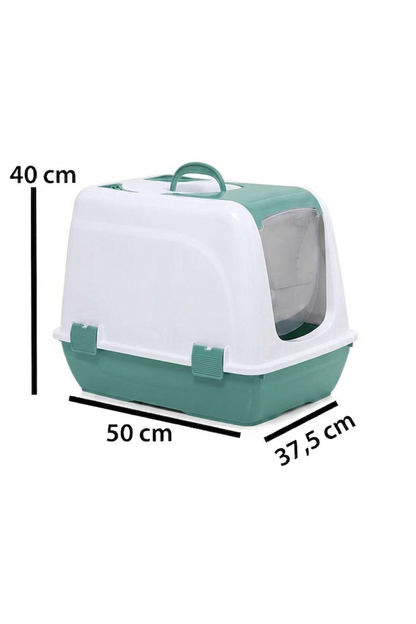 Flex Elekli Kedi Tuvaleti, 50x37,5x40 cm, XL boy, Kum küreği hediyeli