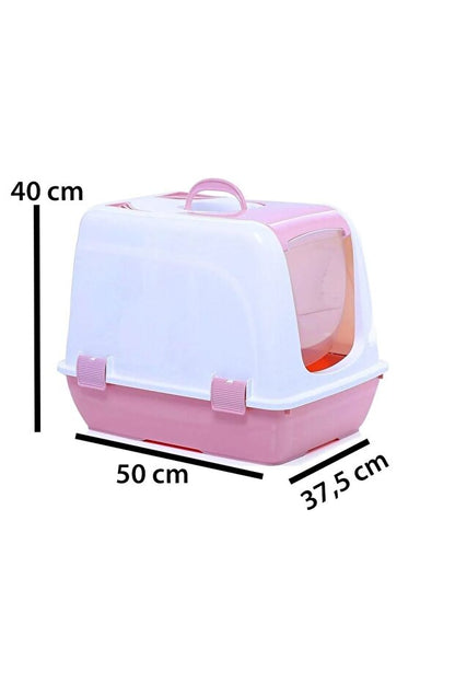 Flex Elekli Kedi Tuvaleti, 50x37,5x40 cm, XL boy, Kum küreği hediyeli