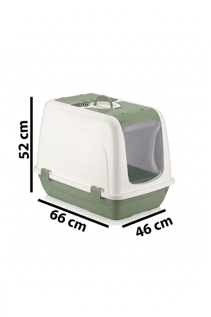 Flex Jumbo Boy Kedi Tuvaleti, 46x66x52 cm, Filtreli ve Kum Küreği Hediyeli - VN11102