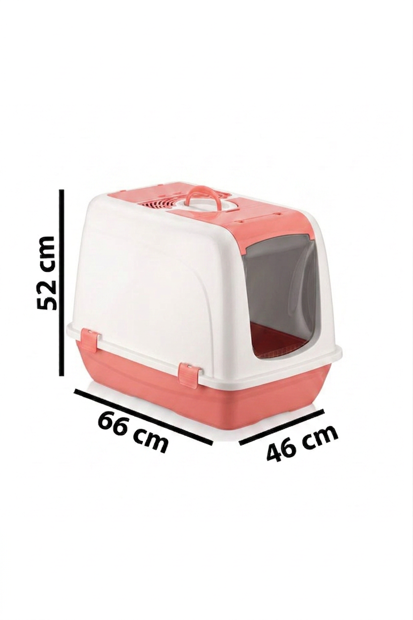 Flex Jumbo Boy Kedi Tuvaleti, 46x66x52 cm, Filtreli ve Kum Küreği Hediyeli - VN11102