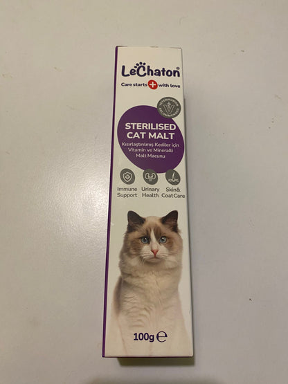 2x Sterilised Malt - Kısırlaştırılmış Kedilere Özel Multivitaminli Malt Macun - Sterile Kısır Kedi Maltı 100 Gr